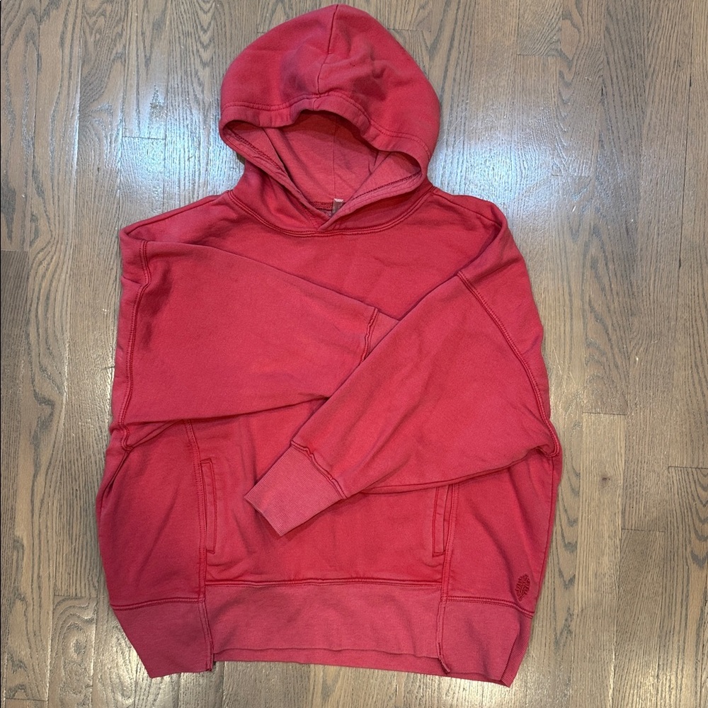 Free People Sprint To The Finish Hoodie/Winter Berry - Picture 5 of 9